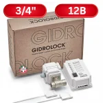 Система контроля протечки воды Gidrolock Cottage PLUS ENOLGAS 3/4 с датчиком протечки и шаровым краном ENOLGAS