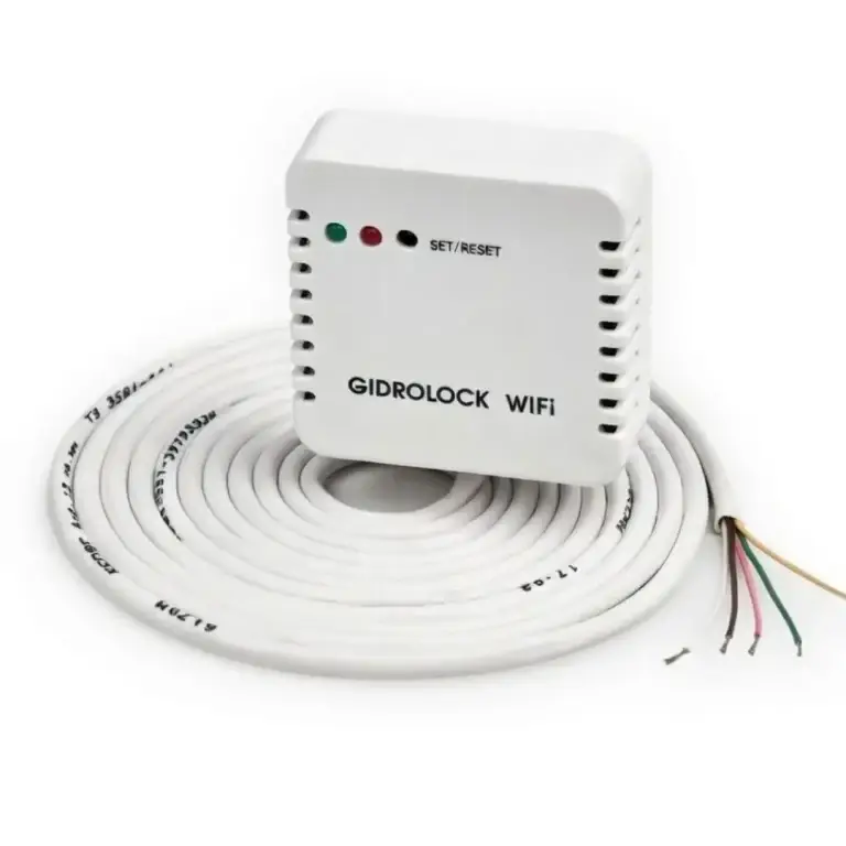 Модуль расширения Gidrolock Wi-Fi — общий вид блока управления с беспроводным модулем