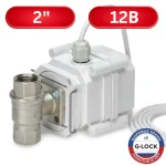 Шаровый кран G-LOCK Professional 12V 2" BS с электроприводом — боковой вид крупным планом