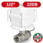 Кран шаровый BONOMI Ultimate с электроприводом 220V 1/2 дюйма BS — общий вид