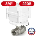 Кран шаровый G-LOCK Ultimate с электроприводом 220V 3/4 дюйма BS — общий вид