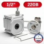 Электропривод крана G-LOCK Ultimate 220V 1/2 дюйма BS с кабелем подключения